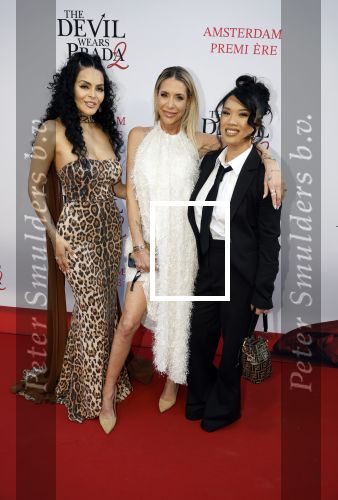 Amsterdam 28 april 2026
Premiere The Devil wears Prada 2 in Tuschinski . Elvira Penthesilea Renee Vervoorn en Kimmylien Nguyen
