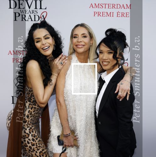 Amsterdam 28 april 2026
Premiere The Devil wears Prada 2 in Tuschinski . Elvira Penthesilea Renee Vervoorn en Kimmylien Nguyen