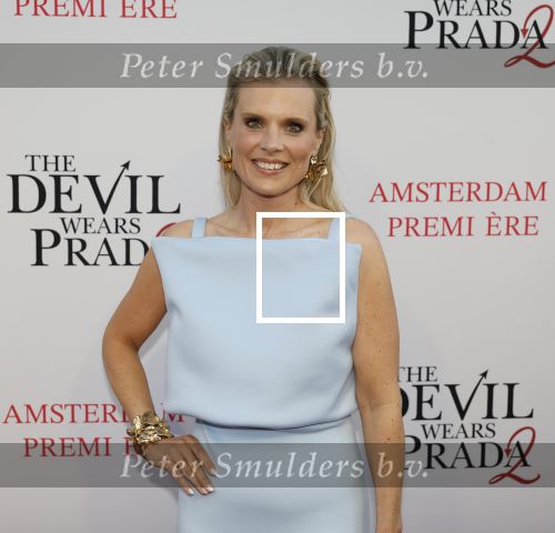 Amsterdam 28 april 2026
Premiere The Devil wears Prada 2 in Tuschinski . Eveline Stallaart kwam met Robin Pors