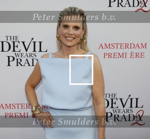 Amsterdam 28 april 2026
Premiere The Devil wears Prada 2 in Tuschinski . Eveline Stallaart kwam met Robin Pors