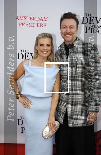 Amsterdam 28 april 2026
Premiere The Devil wears Prada 2 in Tuschinski . Eveline Stallaart kwam met Robin Pors