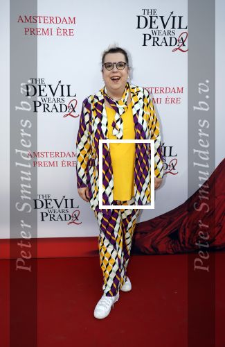 Amsterdam 28 april 2026
Premiere The Devil wears Prada 2 in Tuschinski . Francis v Broekhuizen kwam met haar partner