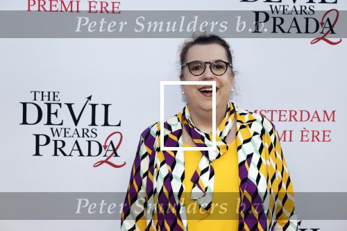 Amsterdam 28 april 2026
Premiere The Devil wears Prada 2 in Tuschinski . Francis v Broekhuizen kwam met haar partner
