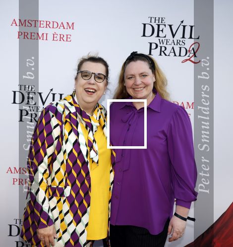Amsterdam 28 april 2026
Premiere The Devil wears Prada 2 in Tuschinski . Francis v Broekhuizen kwam met haar partner
