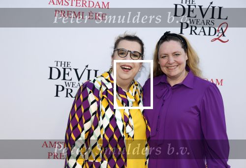 Amsterdam 28 april 2026
Premiere The Devil wears Prada 2 in Tuschinski . Francis v Broekhuizen kwam met haar partner