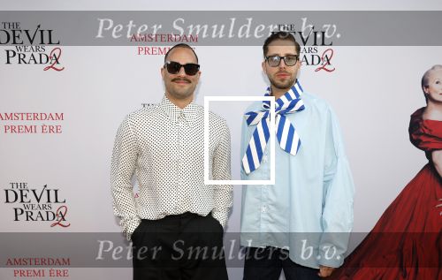 Amsterdam 28 april 2026
Premiere The Devil wears Prada 2 in Tuschinski . Freek Bartels en ...