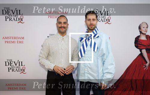 Amsterdam 28 april 2026
Premiere The Devil wears Prada 2 in Tuschinski . Freek Bartels en ...