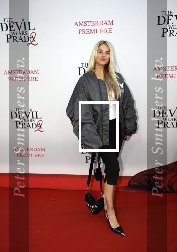 Amsterdam 28 april 2026
Premiere The Devil wears Prada 2 in Tuschinski . Gaby Blaaser kwam met haar nieuwe vriend