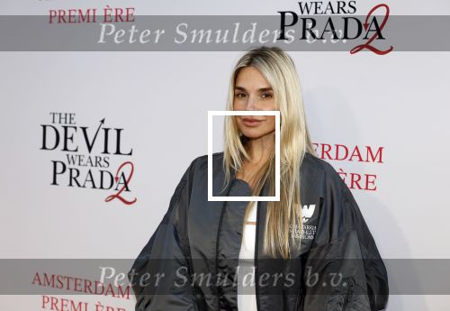 Amsterdam 28 april 2026
Premiere The Devil wears Prada 2 in Tuschinski . Gaby Blaaser kwam met haar nieuwe vriend