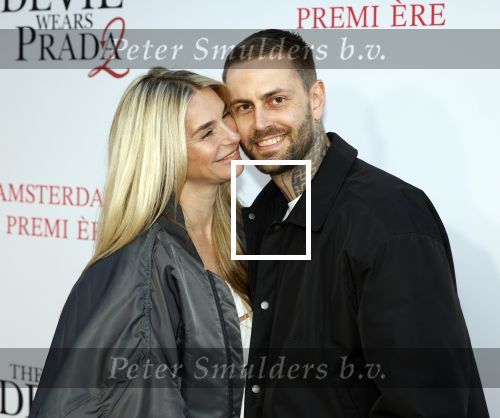 Amsterdam 28 april 2026
Premiere The Devil wears Prada 2 in Tuschinski . Gaby Blaaser kwam met haar nieuwe vriend Bas Kimmel