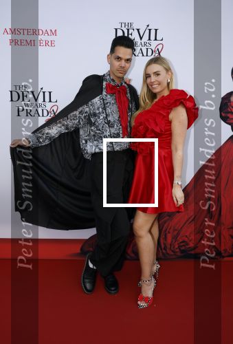 Amsterdam 28 april 2026
Premiere The Devil wears Prada 2 in Tuschinski . Glenn Eilbracht en Lesley Versprille