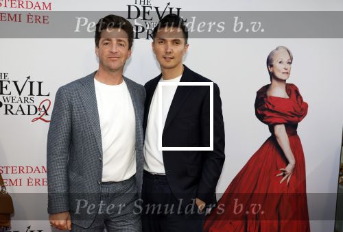 Amsterdam 28 april 2026
Premiere The Devil wears Prada 2 in Tuschinski . Hugo Kennis en Sylvester
