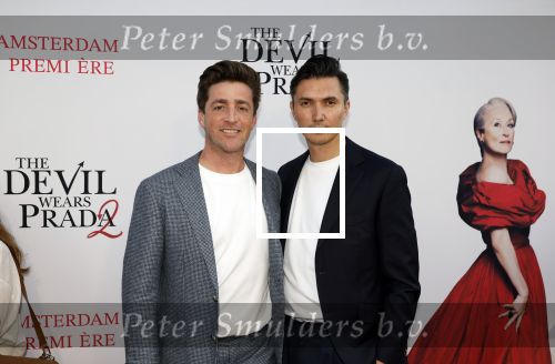 Amsterdam 28 april 2026
Premiere The Devil wears Prada 2 in Tuschinski . Hugo Kennis en Sylvester