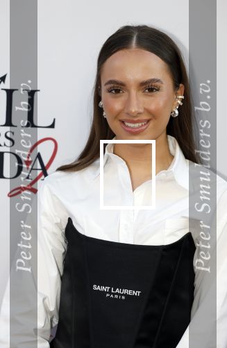 Amsterdam 28 april 2026
Premiere The Devil wears Prada 2 in Tuschinski . jada Borsato kwam m et goede vriendin Channah Jane