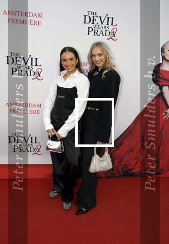 Amsterdam 28 april 2026
Premiere The Devil wears Prada 2 in Tuschinski . jada Borsato kwam m et goede vriendin Channah Jane