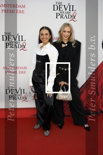 Amsterdam 28 april 2026
Premiere The Devil wears Prada 2 in Tuschinski . jada Borsato kwam m et goede vriendin Channah Jane