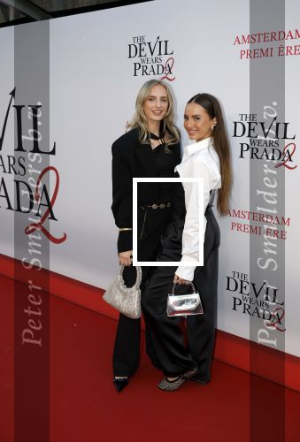 Amsterdam 28 april 2026
Premiere The Devil wears Prada 2 in Tuschinski . jada Borsato kwam m et goede vriendin Channah Jane