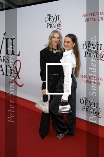 Amsterdam 28 april 2026
Premiere The Devil wears Prada 2 in Tuschinski . jada Borsato kwam m et goede vriendin Channah Jane