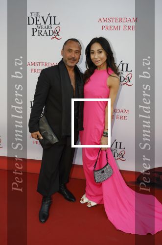Amsterdam 28 april 2026
Premiere The Devil wears Prada 2 in Tuschinski . janine Kho kwam met een goede vriend