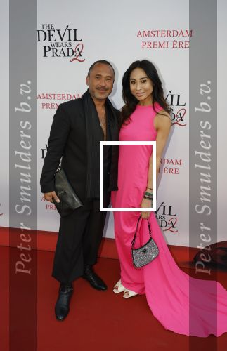 Amsterdam 28 april 2026
Premiere The Devil wears Prada 2 in Tuschinski . janine Kho kwam met een goede vriend