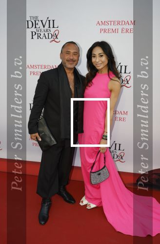Amsterdam 28 april 2026
Premiere The Devil wears Prada 2 in Tuschinski . janine Kho kwam met een goede vriend