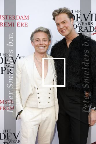Amsterdam 28 april 2026
Premiere The Devil wears Prada 2 in Tuschinski . Joshua Luza kwam met zijn nieuwe vriend Jesper Moser