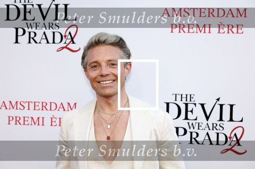 Amsterdam 28 april 2026
Premiere The Devil wears Prada 2 in Tuschinski . Joshua Luza kwam met zijn nieuwe vriend Jesper Moser