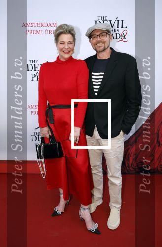 Amsterdam 28 april 2026
Premiere The Devil wears Prada 2 in Tuschinski . Justine Marcella met partner
