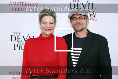 Amsterdam 28 april 2026
Premiere The Devil wears Prada 2 in Tuschinski . Justine Marcella met partner