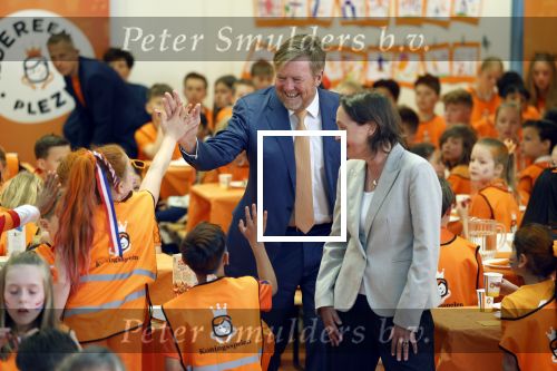 Zeewolde 17 april 2026
Koning Willem Alexander bezoekt de koningsspelen in Zeewolde . Britt Dekker presenteert het .