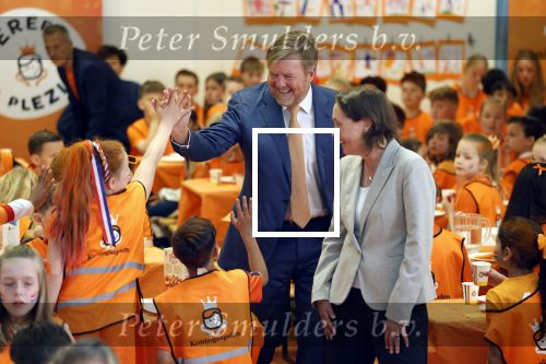 Zeewolde 17 april 2026
Koning Willem Alexander bezoekt de koningsspelen in Zeewolde . Britt Dekker presenteert het .
