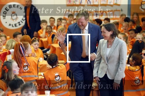 Zeewolde 17 april 2026
Koning Willem Alexander bezoekt de koningsspelen in Zeewolde . Britt Dekker presenteert het .