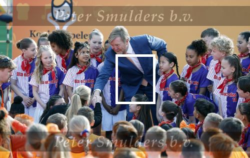 Zeewolde 17 april 2026
Koning Willem Alexander bezoekt de koningsspelen in Zeewolde . Britt Dekker presenteert het .