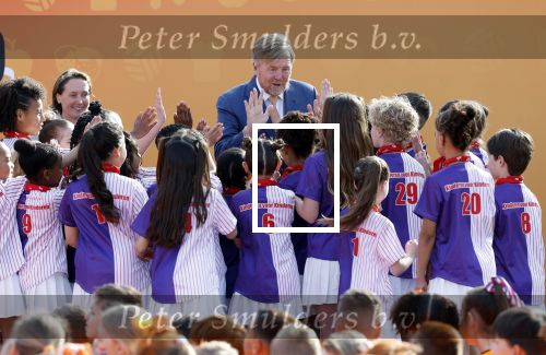 Zeewolde 17 april 2026
Koning Willem Alexander bezoekt de koningsspelen in Zeewolde . Britt Dekker presenteert het .