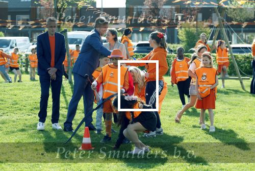 Zeewolde 17 april 2026
Koning Willem Alexander bezoekt de koningsspelen in Zeewolde . Britt Dekker presenteert het .