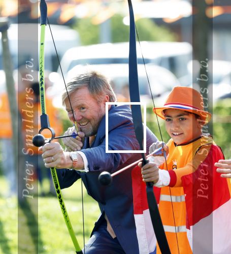 Zeewolde 17 april 2026
Koning Willem Alexander bezoekt de koningsspelen in Zeewolde . Britt Dekker presenteert het .