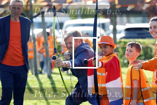 Zeewolde 17 april 2026
Koning Willem Alexander bezoekt de koningsspelen in Zeewolde . Britt Dekker presenteert het .