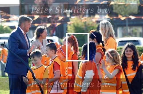 Zeewolde 17 april 2026
Koning Willem Alexander bezoekt de koningsspelen in Zeewolde . Britt Dekker presenteert het .
