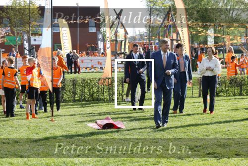 Zeewolde 17 april 2026
Koning Willem Alexander bezoekt de koningsspelen in Zeewolde . Britt Dekker presenteert het .