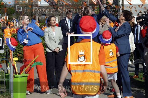 Zeewolde 17 april 2026
Koning Willem Alexander bezoekt de koningsspelen in Zeewolde . Britt Dekker presenteert het .