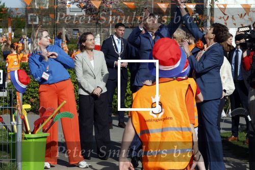 Zeewolde 17 april 2026
Koning Willem Alexander bezoekt de koningsspelen in Zeewolde . Britt Dekker presenteert het .