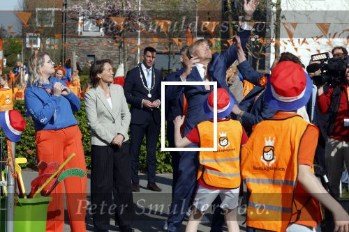 Zeewolde 17 april 2026
Koning Willem Alexander bezoekt de koningsspelen in Zeewolde . Britt Dekker presenteert het .