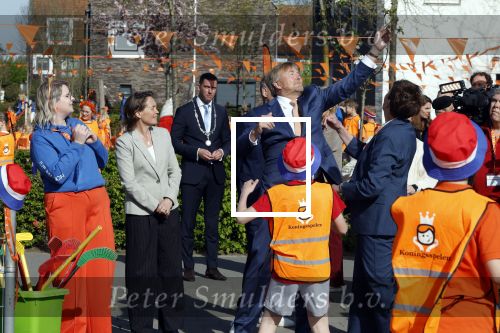 Zeewolde 17 april 2026
Koning Willem Alexander bezoekt de koningsspelen in Zeewolde . Britt Dekker presenteert het .
