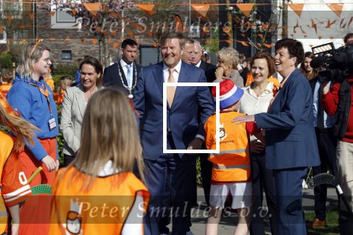 Zeewolde 17 april 2026
Koning Willem Alexander bezoekt de koningsspelen in Zeewolde . Britt Dekker presenteert het .