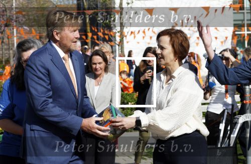Zeewolde 17 april 2026
Koning Willem Alexander bezoekt de koningsspelen in Zeewolde . Britt Dekker presenteert het .