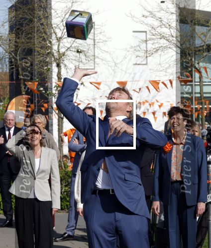 Zeewolde 17 april 2026
Koning Willem Alexander bezoekt de koningsspelen in Zeewolde . Britt Dekker presenteert het .