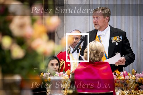 Amsterdam 23 april 2026
Koning Willem Alexander en Koningin Maxima tijdens het diner voor het Corps Diplomatique in het Koninklijk Paleis