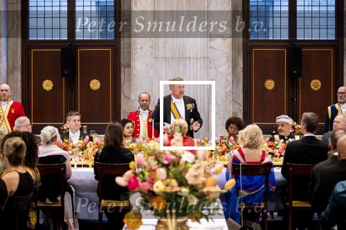 Amsterdam 23 april 2026
Koning Willem Alexander en Koningin Maxima tijdens het diner voor het Corps Diplomatique in het Koninklijk Paleis