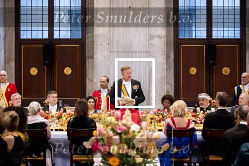 Amsterdam 23 april 2026
Koning Willem Alexander en Koningin Maxima tijdens het diner voor het Corps Diplomatique in het Koninklijk Paleis