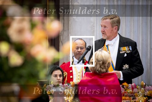 Amsterdam 23 april 2026
Koning Willem Alexander en Koningin Maxima tijdens het diner voor het Corps Diplomatique in het Koninklijk Paleis